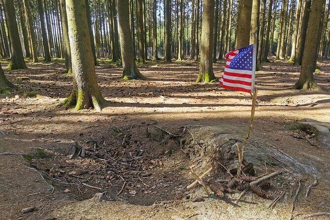 Bastogne Battle of the Bulge from Brussels (semi-private) - Bois Jacques foxholes and the 101st Easy Company edge