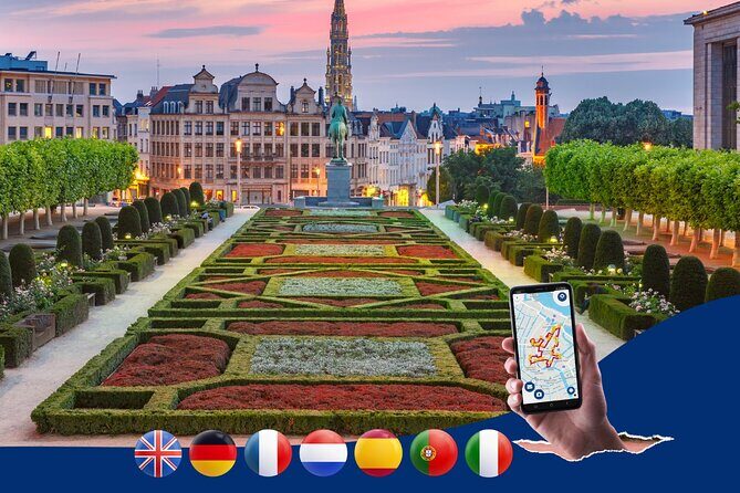 Brussels: City Walk with Audioguide in 7 Languages on your Phone - How this Brussels audio walk works on your phone