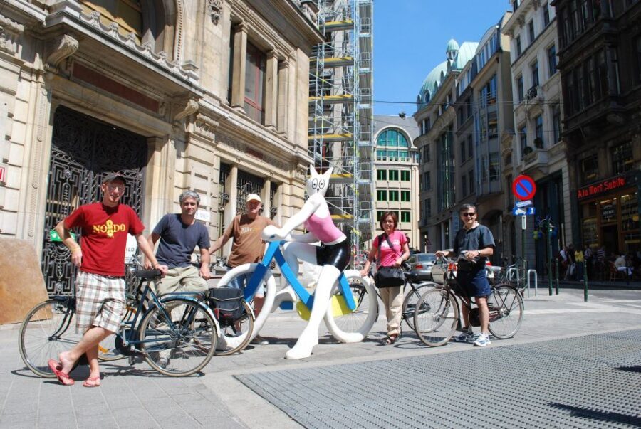 Brussels: Sightseeing Bike Tour - Mont des Arts and the “city look” ending
