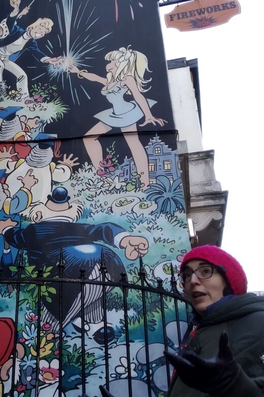 Brussels: The comic book walls walking tour - Spotting French-Belgian comic techniques street by street