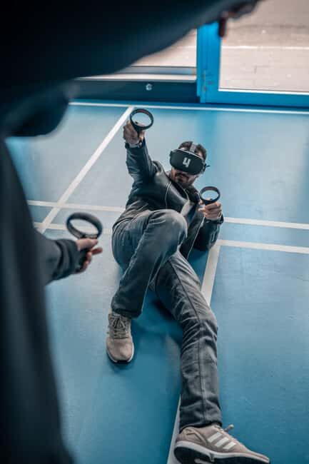 Brussels: Virtual Reality gaming, Arena - How your session actually starts: voucher exchange at the ticket counter