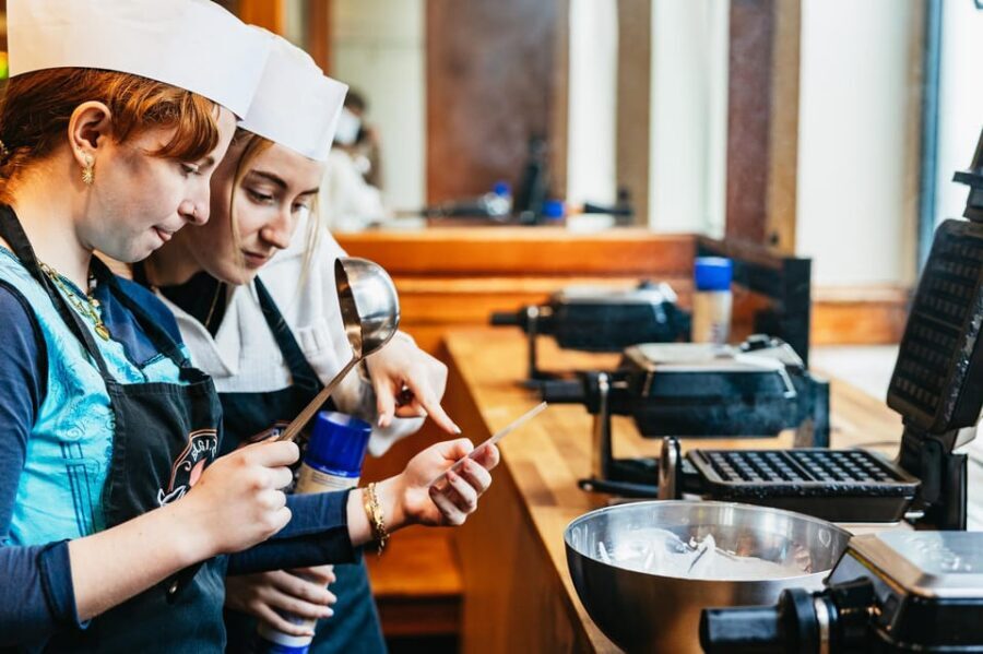 Brussels: Waffle Making Workshop - All You Can Eat - The 90-Minute Flow: Dough, Baking, and Decorating