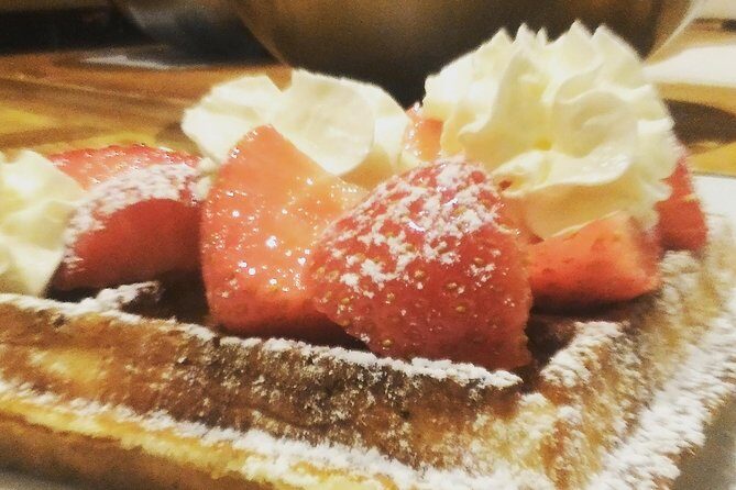 Brussels Waffle Workshop - Toppings bar: speculoose, Nutella, and the fun part