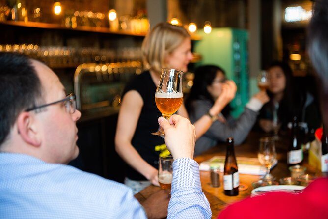 Discover Brussels beer world with a chocolate pairing by a young local - BBP Dansaert: modern brewery vibes and a careful alcohol approach
