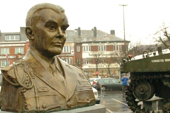 From Brussels: Patton's Battle of the Bulge Day Trip (LUX+BE) - Mardasson Memorial: the scale hits fast