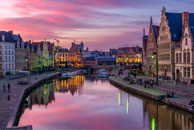 Ghent and Atomium Tour from Brussels - Lys river views at Graslei and Korenlei: best photos with the right timing